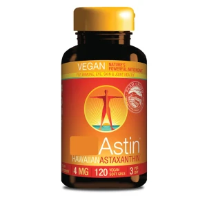 Nutrex Vegan Astin: astaxantina hawaiana, 4 mg, 120 cápsulas blandas vegetales - Viking Supplements