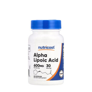 Ácido alfa-lipoico de Nutricost, 600 mg (60 cápsulas) - Viking Supplements