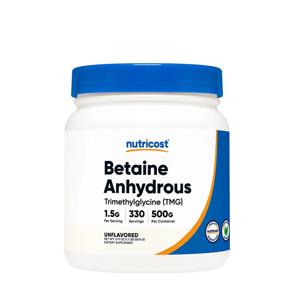 Nutricost Betain, vandfrit (TMG), pulver (500 g)