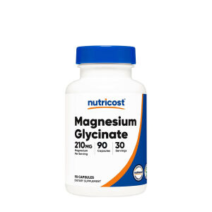 Nutricost: glicinato de magnesio 210 mg (90 cápsulas) - Viking Supplements