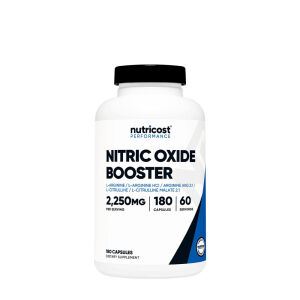 Nutricost Potenciador de óxido nítrico 750 mg (180 cápsulas) - Viking Supplements