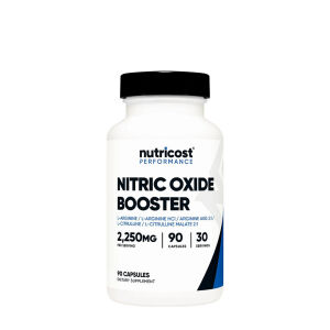 Nutricost Potenciador de óxido nítrico 750 mg (90 cápsulas) - Viking Supplements
