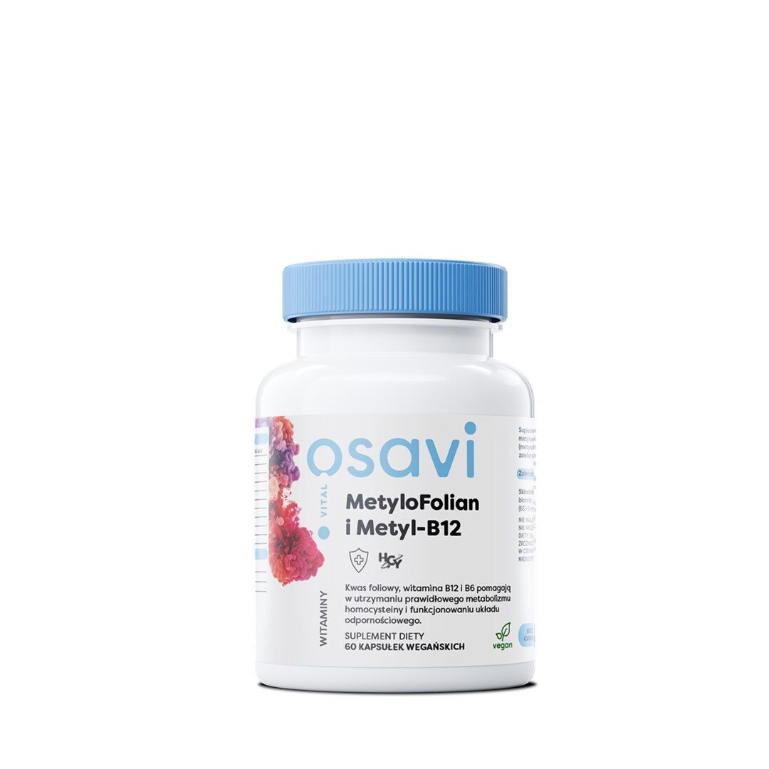 OSAVI Metilfolato y Metil-B12 (60 cápsulas vegetales) - Viking Supplements