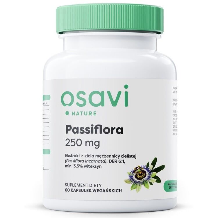 OSAVI Passiflora 250 mg (60 cápsulas vegetales) - Viking Supplements