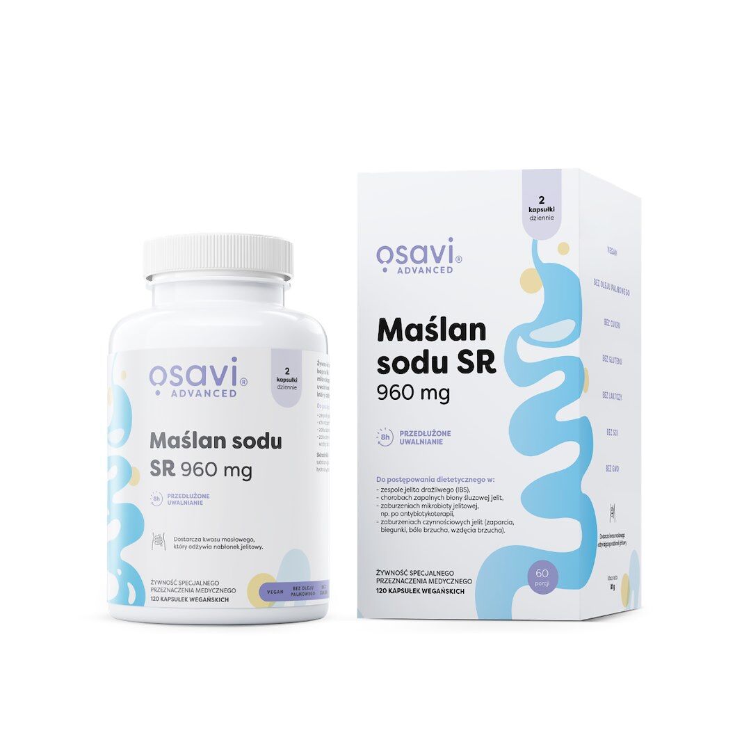 OSAVI Butirato de sodio (120 cápsulas) - Viking Supplements