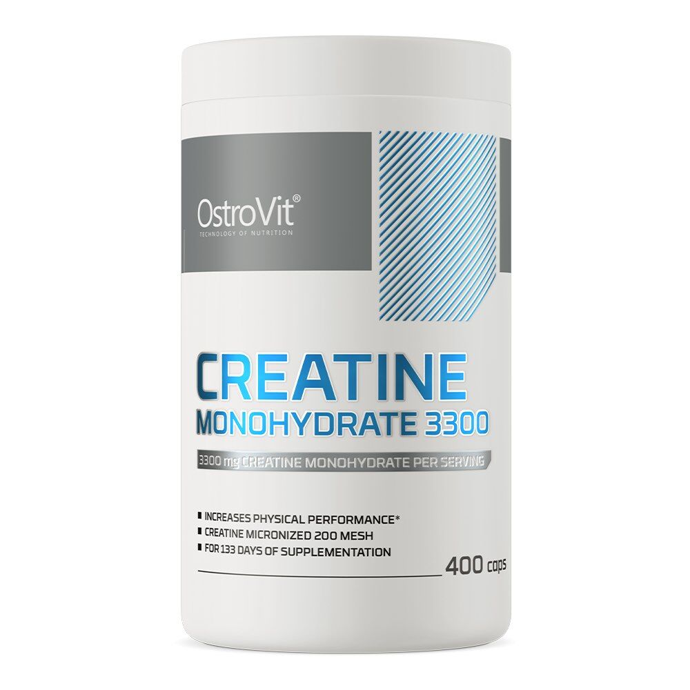 OSTROVIT Monohidrato de creatina 3300 mg (400 cápsulas) - Viking Supplements