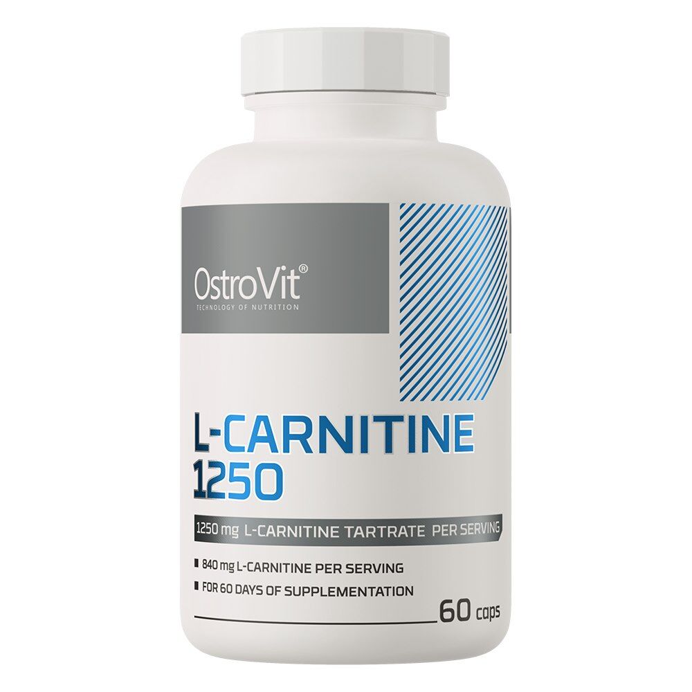 OSTROVIT L-Carnitina, cápsulas «Supreme» de 1250 mg (60 cápsulas) - Viking Supplements