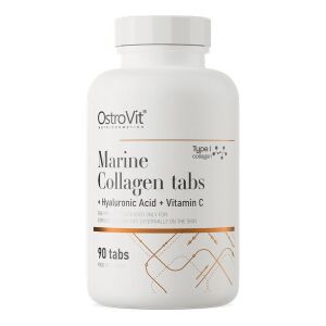 OSTROVIT Colágeno marino + Ácido hialurónico + Vitamina C (90 comprimidos) - Viking Supplements