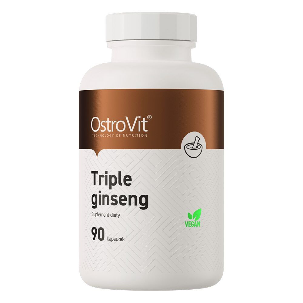 OSTROVIT Triple Ginseng VEGE (90 cápsulas vegetales) - Viking Supplements
