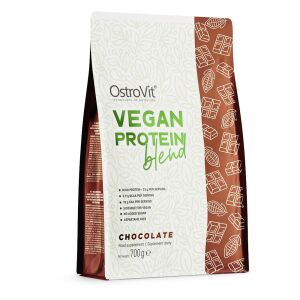 OSTROVIT Mezcla de proteínas veganas, sabor chocolate (700 g) - Viking Supplements