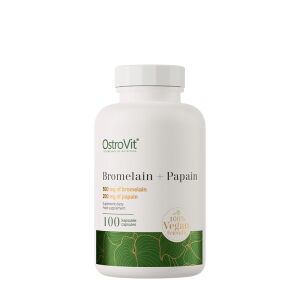Ostrovit Bromelina + Papaína 100% Vege (100 cápsulas) - Viking Supplements
