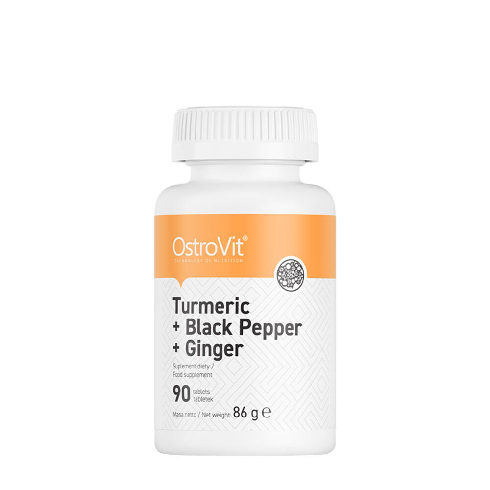 Ostrovit Cúrcuma + Pimienta negra + Jengibre (90 comprimidos) - Viking Supplements