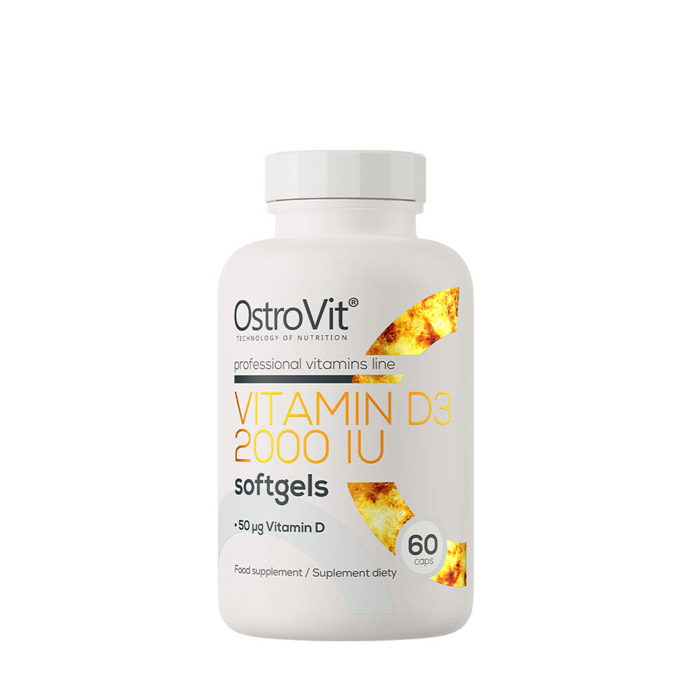 Ostrovit Vitamina D3 2000 UI (60 cápsulas blandas) - Viking Supplements