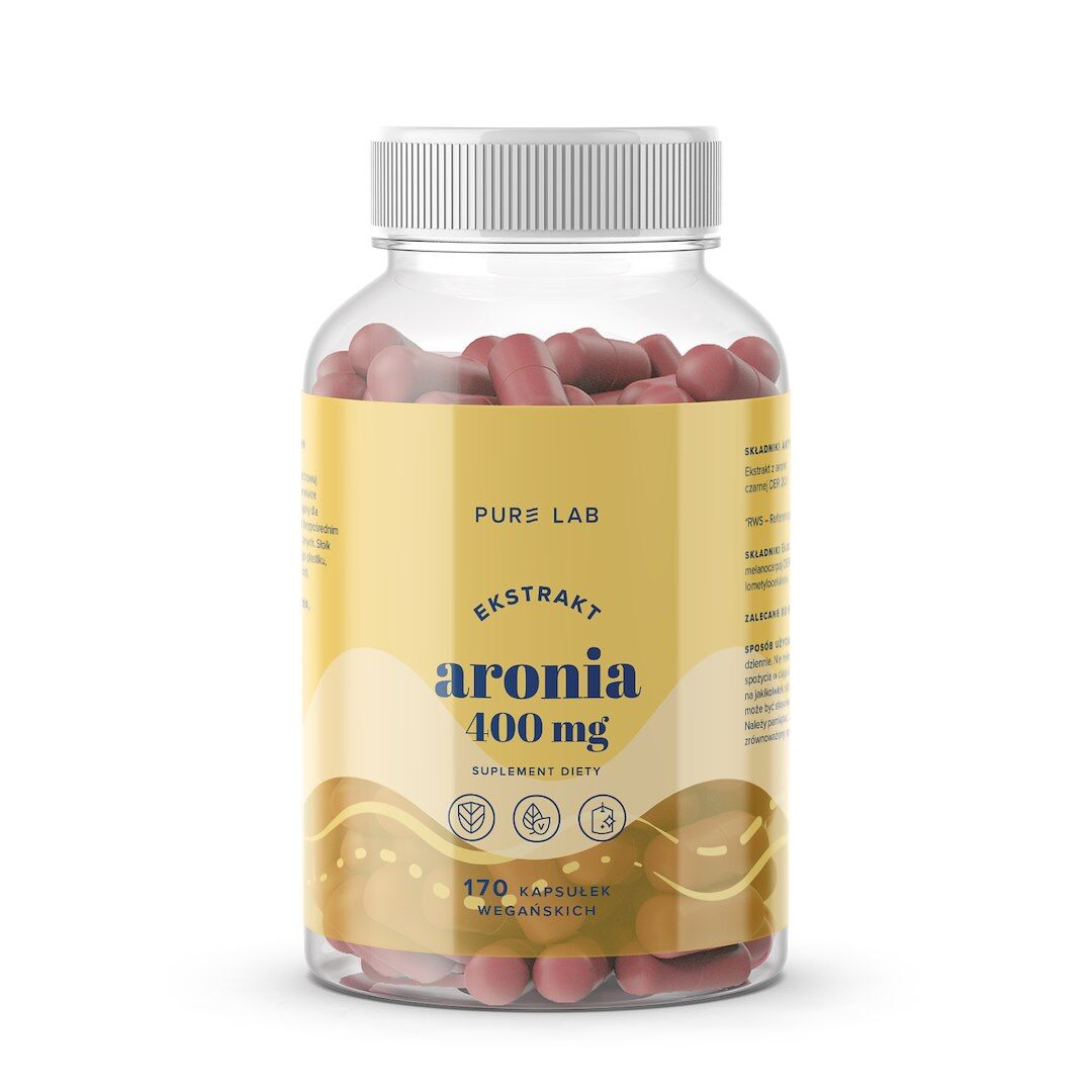 PURE LAB Extracto de aronia negra 400 mg (170 cápsulas) - Viking Supplements