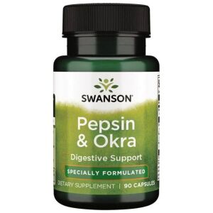 Pepsina y okra - 90 cápsulas - Viking Supplements