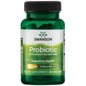 Probiótico con enzimas digestivas - 60 cápsulas vegetales - Viking Supplements