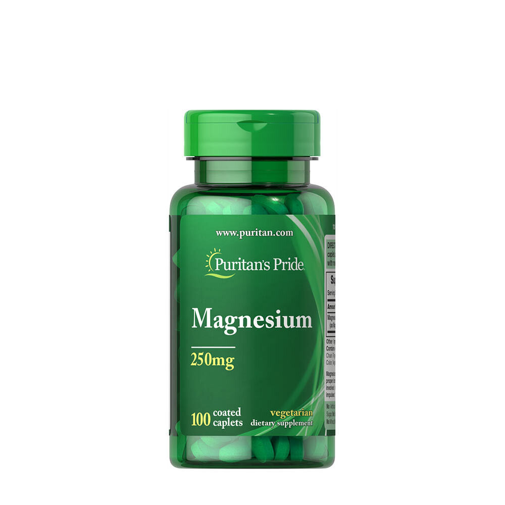 Puritan's Pride Magnesio 250 mg (100 comprimidos) - Viking Supplements