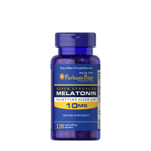 Puritan's Pride Melatonina 10 mg (120 cápsulas) - Viking Supplements