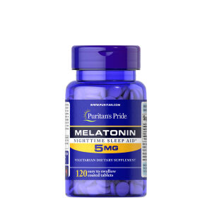 Puritan's Pride Melatonina 5 mg (120 comprimidos) - Viking Supplements
