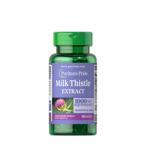 Puritans Pride: Extracto de cardo mariano 4:1, 1000 mg (silimarina) (90 cápsulas blandas) - Viking Supplements