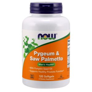 Pygeum y palma enana americana - 120 cápsulas blandas - Viking Supplements