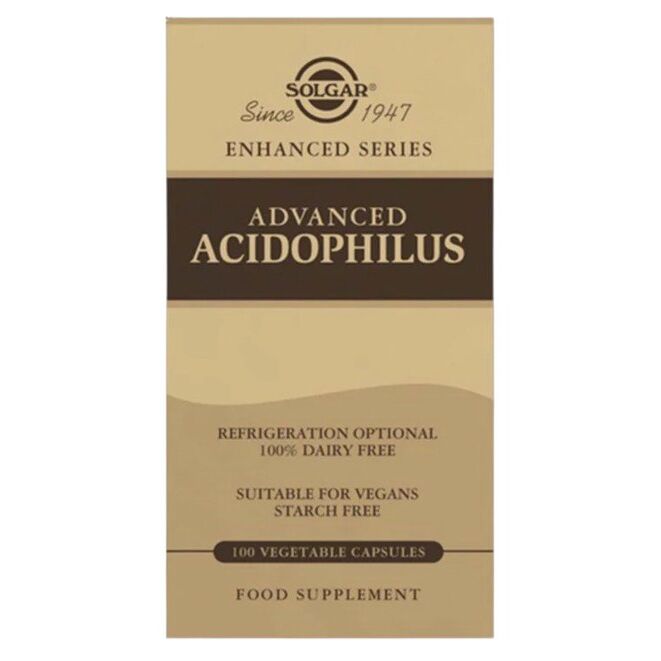 SOLGAR Advanced Acidophilus (100 cápsulas) - Viking Supplements