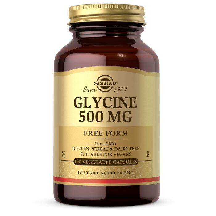 SOLGAR Glicina en forma libre (100 cápsulas) - Viking Supplements