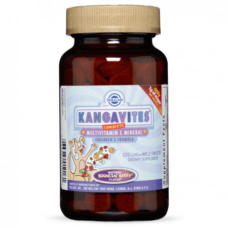SOLGAR Kangavites - Vitaminas y minerales en comprimidos (120 comprimidos) - Viking Supplements