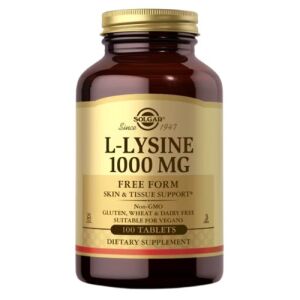SOLGAR L-lisina 1000 mg (100 comprimidos) - Viking Supplements