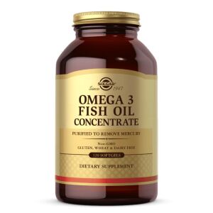 SOLGAR Omega 3 - Concentrado de aceite de pescado (120 cápsulas) - Viking Supplements