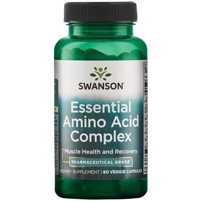 SWANSON AjiPure 9 aminoácidos, 60 cápsulas - Viking Supplements
