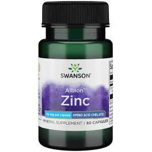 SWANSON Albion Quelato de zinc 15 mg, 60 cápsulas - Viking Supplements