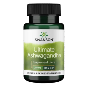 SWANSON Ashwagandha KSM-66 250 mg, 60 cápsulas - Viking Supplements
