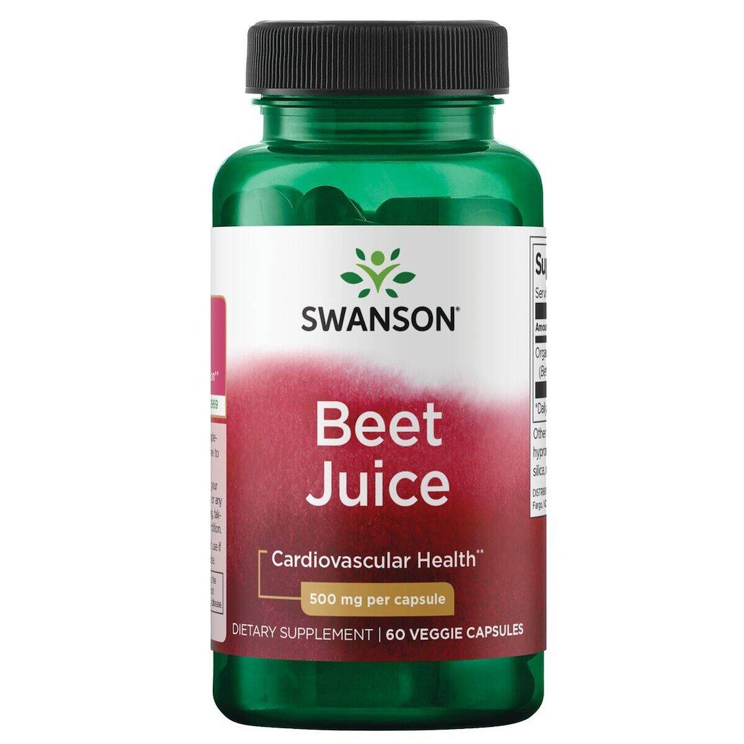 SWANSON Zumo de remolacha, 60 cápsulas - Viking Supplements
