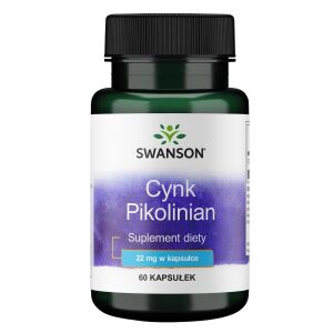SWANSON Cink (picolinato) 22 mg, 60 cápsulas - Viking Supplements