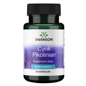 SWANSON Cink (picolinato) 22 mg, 60 cápsulas - Viking Supplements