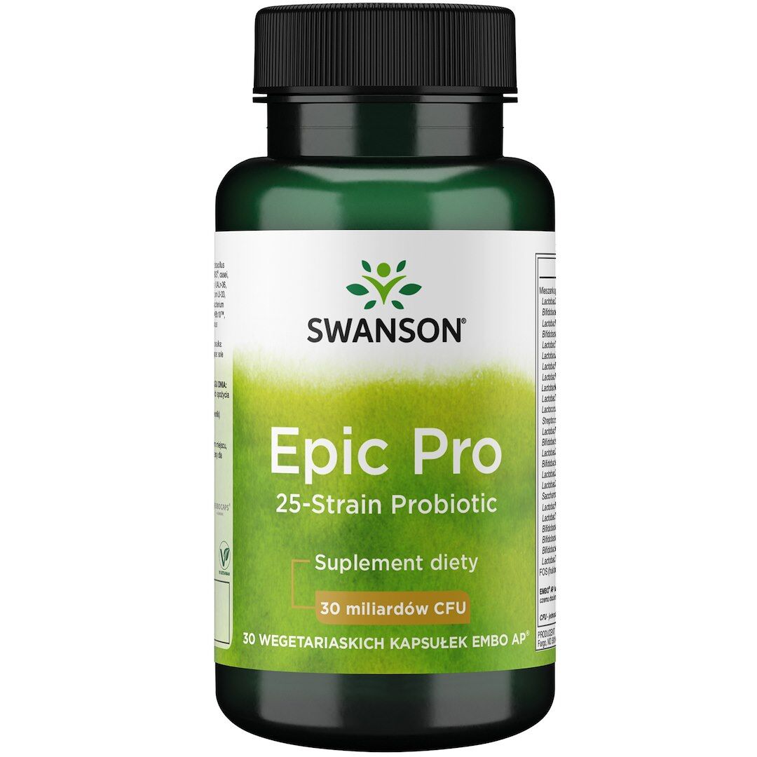 SWANSON Epic Pro 25, 30 cápsulas sin recubrimiento - Viking Supplements