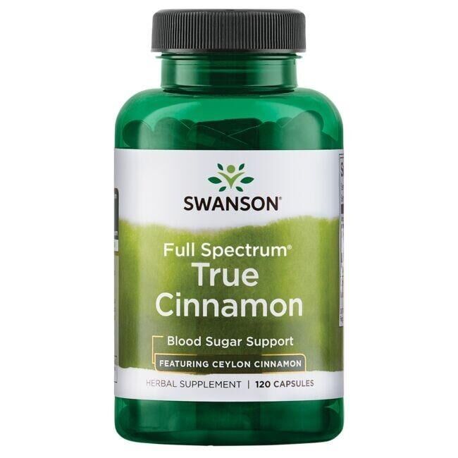 SWANSON FS Canela auténtica (Cejloñski) 300 mg, 120 cápsulas - Viking Supplements