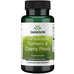 SWANSON FS Cúrcuma y pimienta negra, 60 cápsulas - Viking Supplements