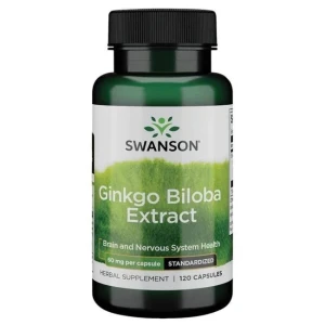 SWANSON Extracto de ginkgo biloba GinkgoSelect 60 mg, 120 cápsulas - Viking Supplements