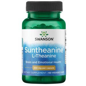 SWANSON L-teanina 200 mg, 60 cápsulas vegetales - Viking Supplements