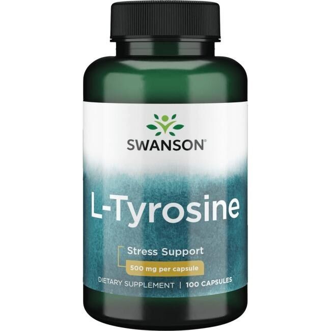 SWANSON L-tirosina 500 mg, 100 cápsulas - Viking Supplements