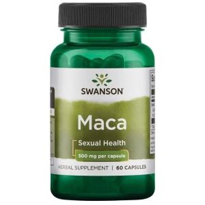 SWANSON Extracto de maca 500 mg, 60 cápsulas - Viking Supplements