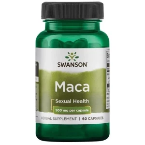 SWANSON Extracto de maca 500 mg, 60 cápsulas - Viking Supplements