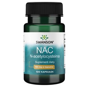 SWANSON NAC (N-acetilcisteína) 150 mg, 100 cápsulas - Viking Supplements