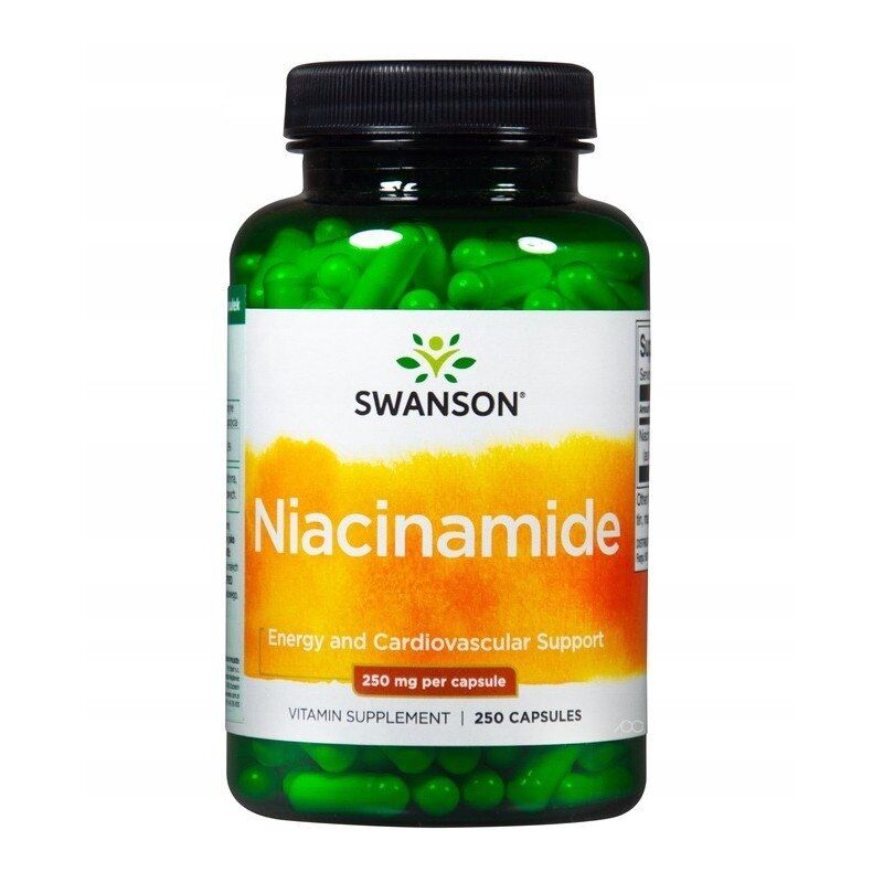 SWANSON Niacina 250 mg, 250 cápsulas - Viking Supplements