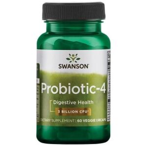 SWANSON Probiotic-4, 60 cápsulas - Viking Supplements
