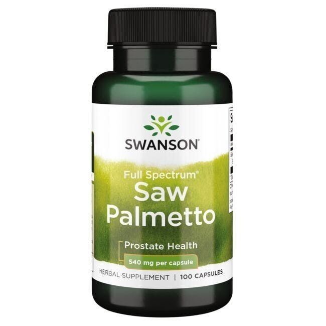 SWANSON Saw Palmetto 540 mg, 100 cápsulas - Viking Supplements