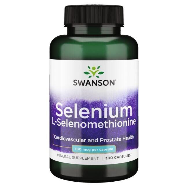 SWANSON Selen SeLECT 100 mcg, 300 cápsulas - Viking Supplements