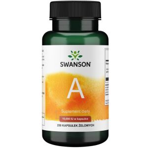SWANSON Vitamina A 10 000 UI 250 cápsulas blandas - Viking Supplements